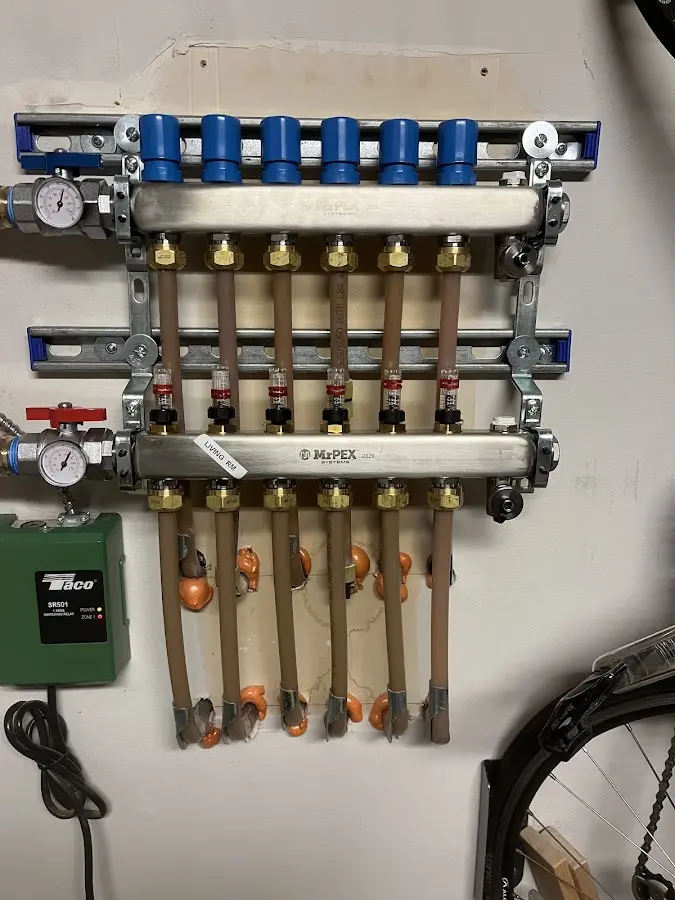 Plumber performing Gas Leak Detection at a residential property in Fort Meade